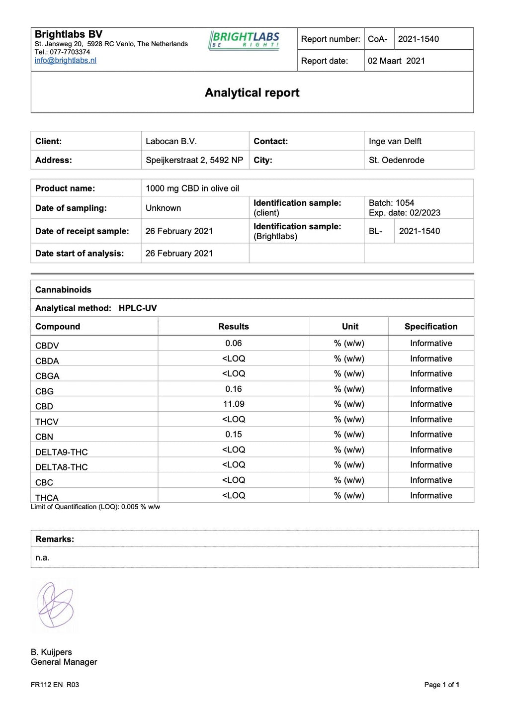 Premium CBD-Öl 10%