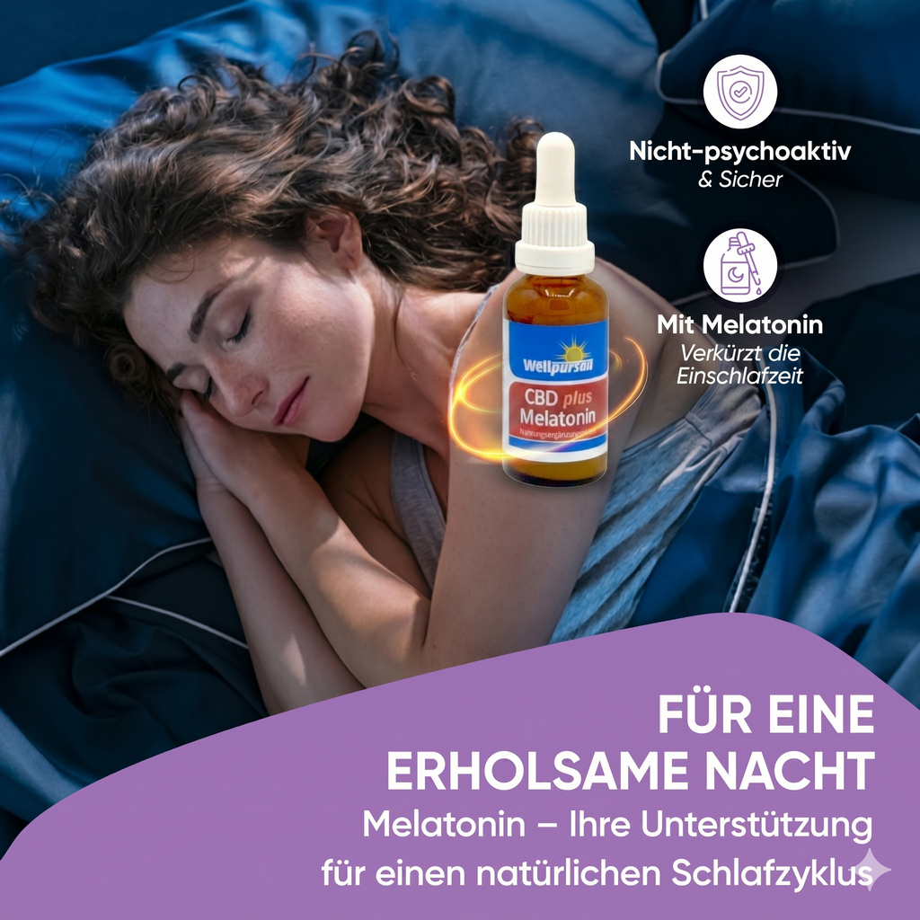 CBD - Melatonin Schlaftropfen