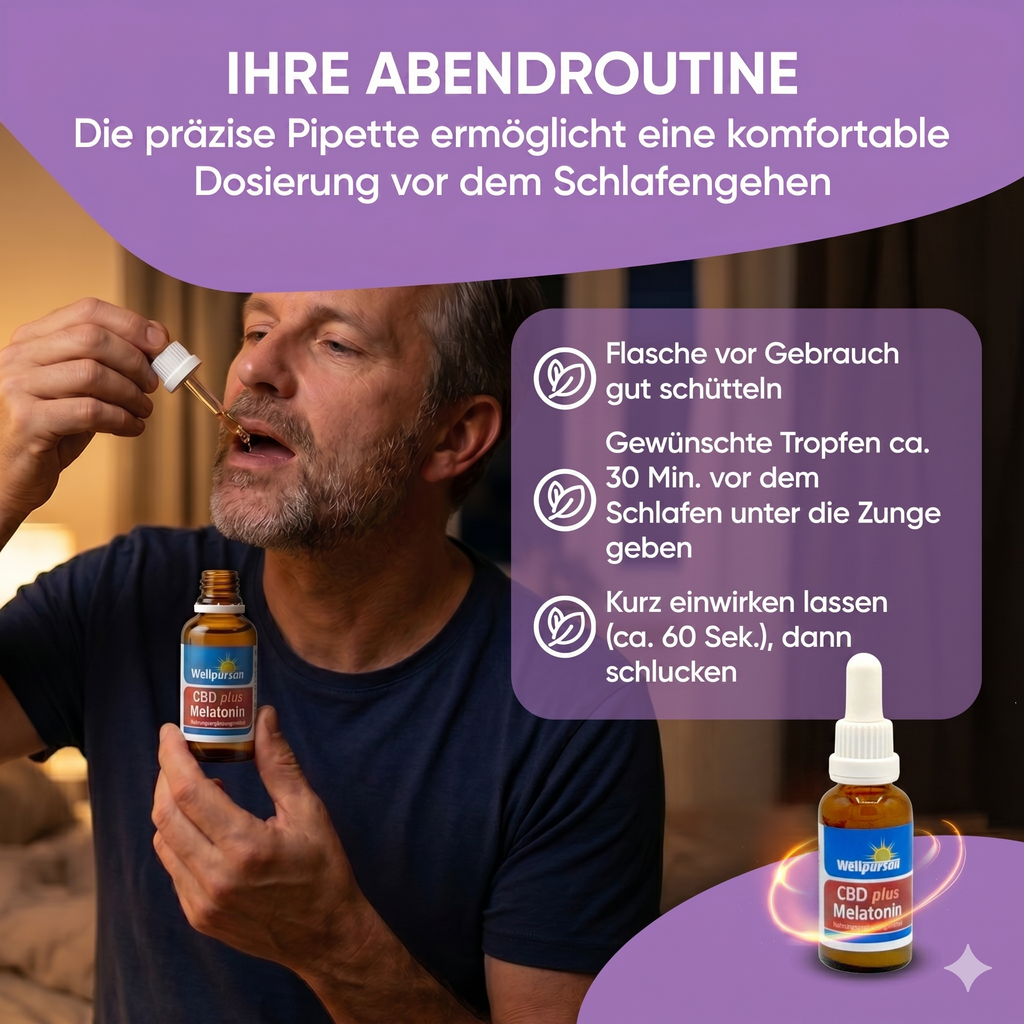 CBD - Melatonin Schlaftropfen