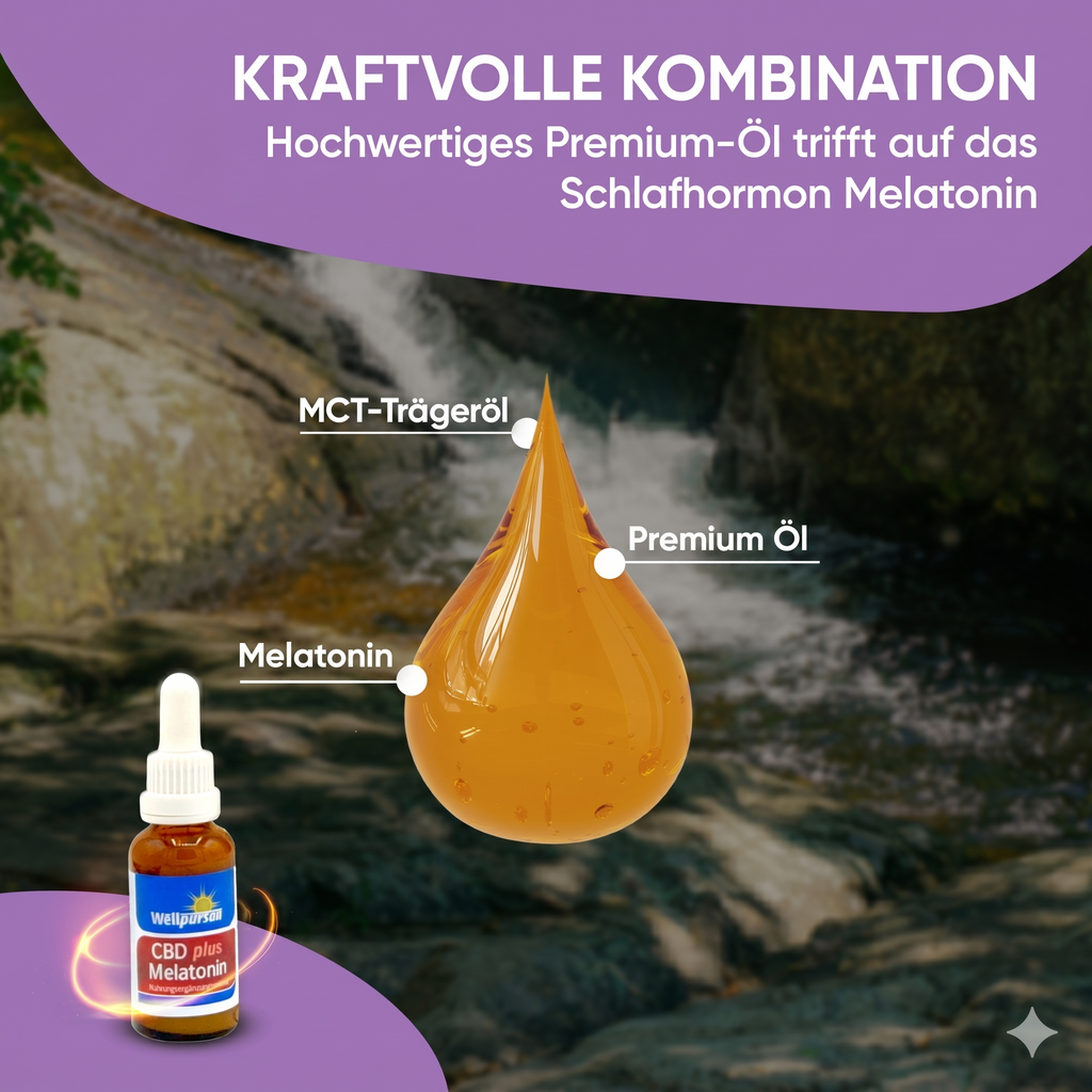 CBD - Melatonin Schlaftropfen